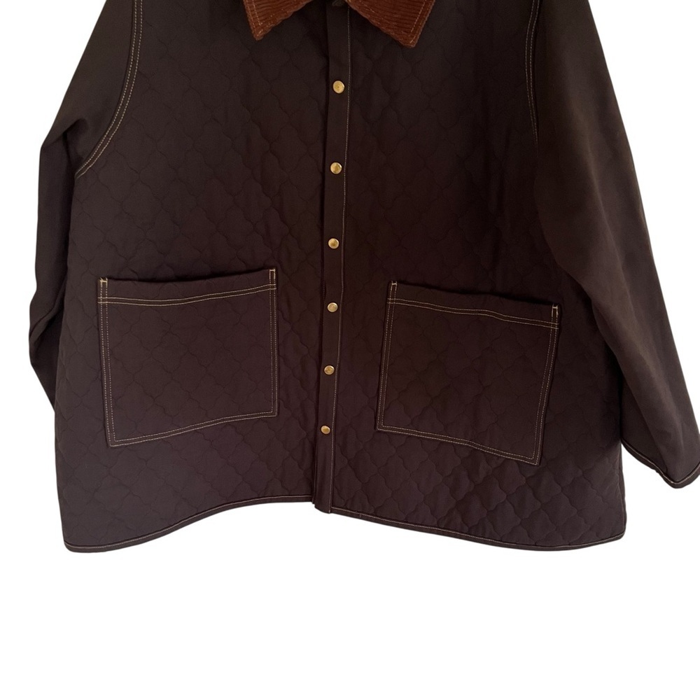 Big Bud Press Quilted Coat in Espresso Brown 3XL - Picture 5 of 13